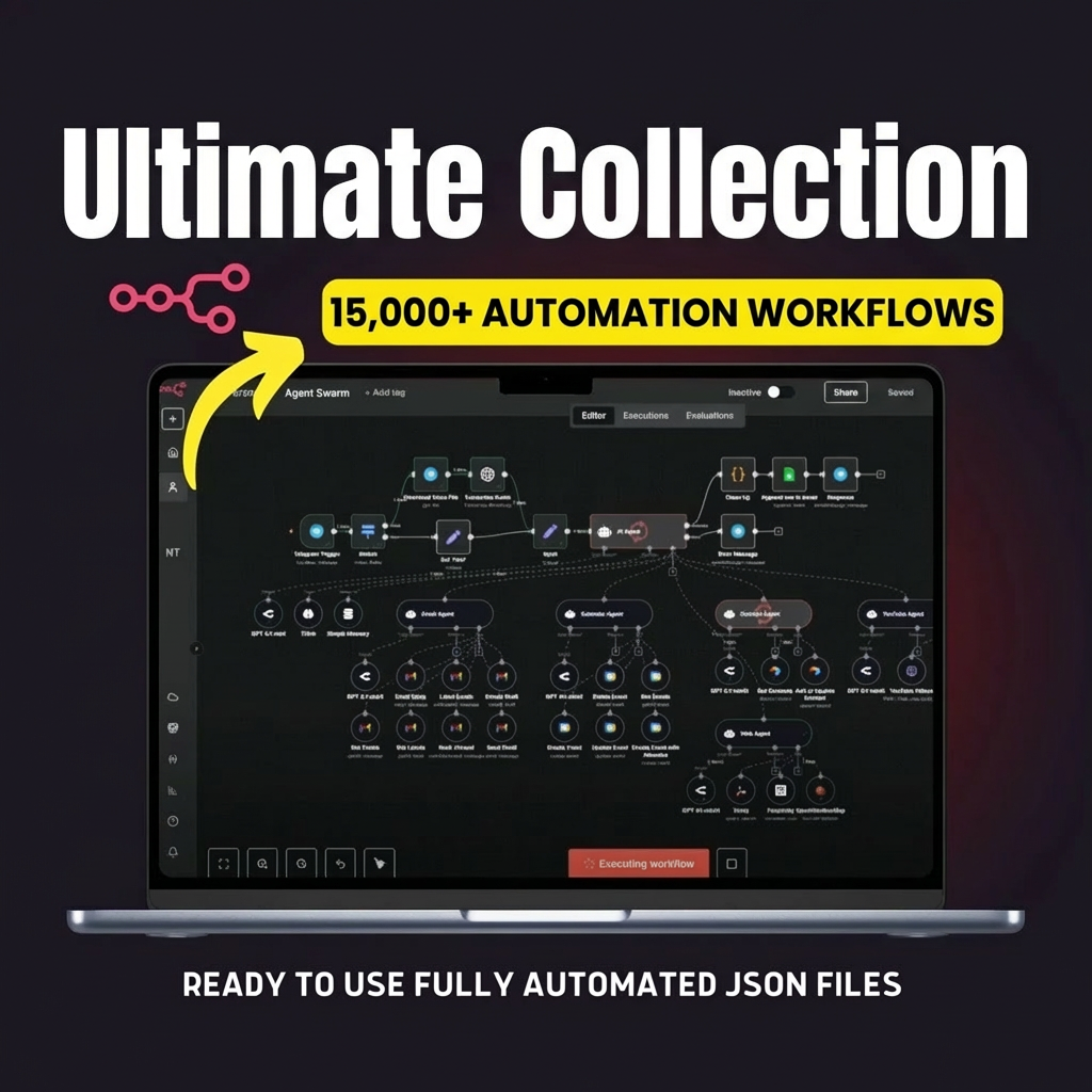 15,000+ n8n Automation Workflows Ultimate Bundle